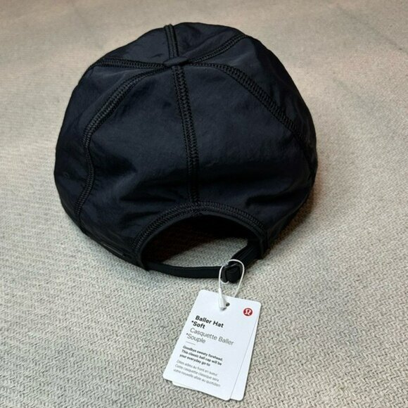 Lululemon Women’s Black Baller Hat Soft NWT Gift Baseball Cap - Picture 4 of 5